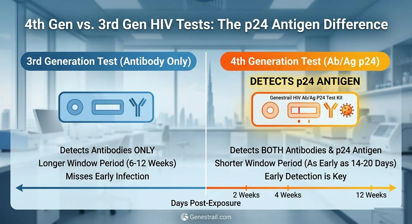 4th Gen vs. 3rd Gen HIV Tests: Why the P24 Antigen is a Game Changer