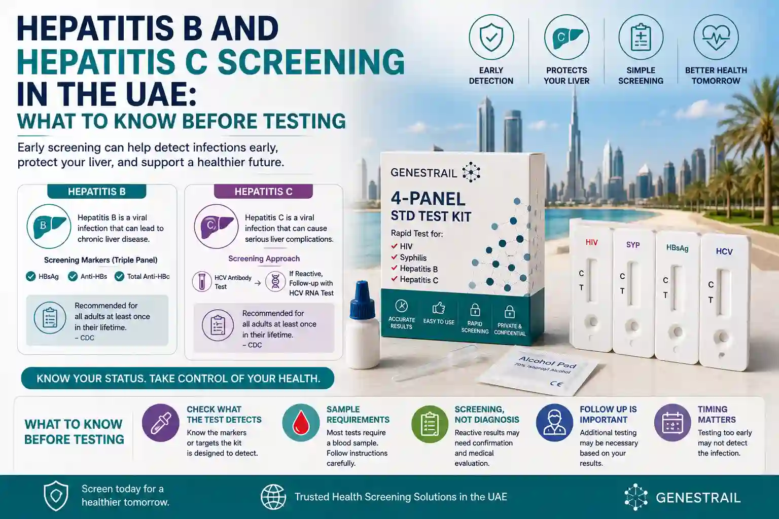 Hepatitis B and Hepatitis C Screening in the UAE: What to Know Before Testing